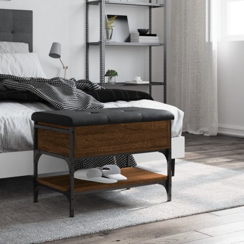 Ławka na buty, brązowy dąb, 62x42x45 cm Lumarko!