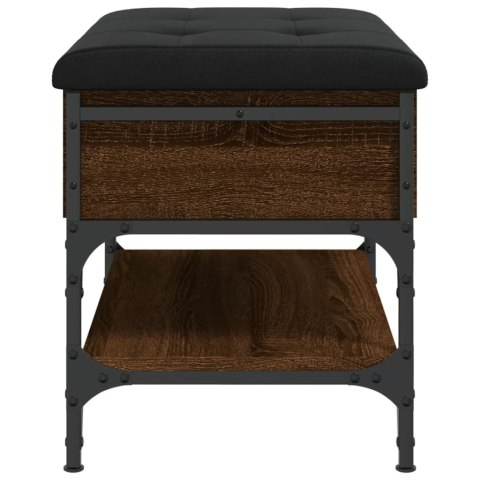 Ławka na buty, brązowy dąb, 62x42x45 cm Lumarko!