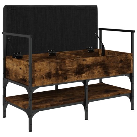 Ławka na buty, przydymiony dąb, 85,5x42x57,5 cm Lumarko!