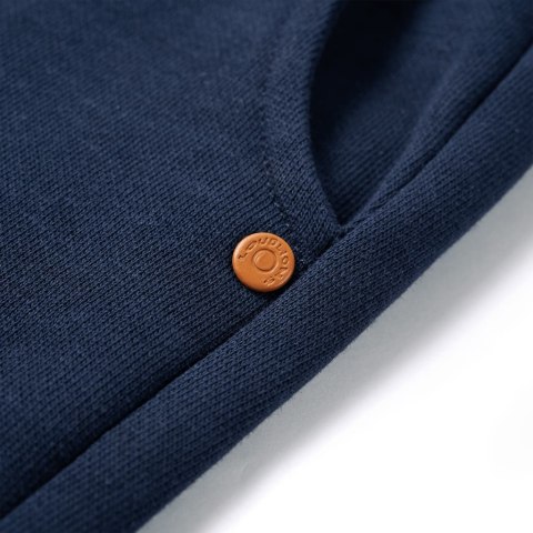 Dziecięce spodnie dresowe, granatowy melanż, 92 Lumarko!