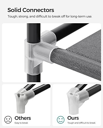 Przenośna Szafa, Składana Szafa, Organizer Do Przechowywania Ubrań Z Drążkiem Do Zawieszania, Półki, Pokrycie Z Tkaniny, Do Sypi