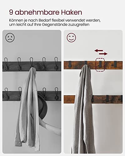 Wieszak na ubrania z półką na buty i siedziskiem, Klasyczny