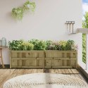 Donica ogrodowa, 180x50x50 cm, impregnowane drewno sosnowe Lumarko!