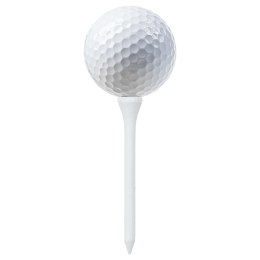 Kołki tee do golfa, 1000 szt., białe, 83 mm, bambusowe Lumarko!