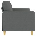 Sofa 3-osobowa, ciemnoszara, 180 cm, tapicerowana tkaniną Lumarko!