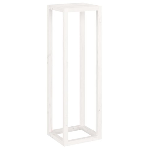 3-częściowy zestaw stojaków na kwiaty, biały, lite drewno sosnowe Lumarko!