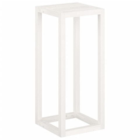 3-częściowy zestaw stojaków na kwiaty, biały, lite drewno sosnowe Lumarko!