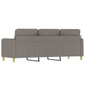 Sofa 3-osobowa, kolor taupe, 180 cm, tapicerowana tkaniną Lumarko!