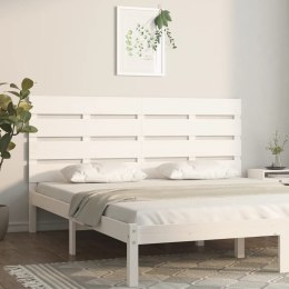 Wezgłowie łóżka, białe, 120x3x80 cm, lite drewno sosnowe Lumarko!