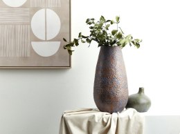 Wazon dekoracyjny ceramiczny 49 cm brązowy BRIVAS Lumarko!