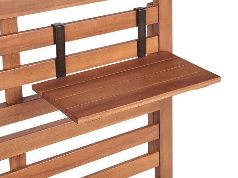 Ławka ogrodowa 80 cm drewniana ze schowkiem MATINO