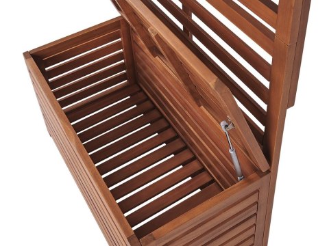 Ławka ogrodowa 80 cm drewniana ze schowkiem MATINO
