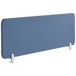 Przegroda na biurko 160 x 40 cm niebieska WALLY Lumarko!