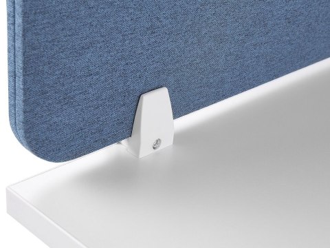 Przegroda na biurko 72 x 40 cm niebieska WALLY