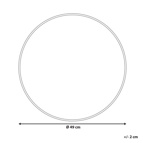 Taca dekoracyjna złota KITNOS