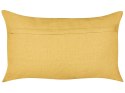 2 welurowe poduszki dekoracyjne 30 x 50 cm żółte CHOISYA Lumarko!
