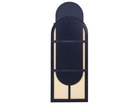 Lustro ścienne rattanowe 53 x 143 cm jasne NEVERS