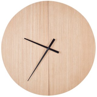 Zegar ścienny ø 60 cm jasne drewno CABIC