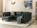 Sofa modułowa 5-osobowa ciemnozielona UNSTAD Lumarko!