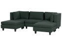 Sofa modułowa 5-osobowa ciemnozielona UNSTAD Lumarko!