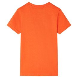 Koszulka dziecięca z krótkimi rękawami, ciemnopomarańczowa, 92 Lumarko!