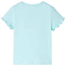 Koszulka dziecięca z nadrukiem jednorożca, jasnoniebieska, 92 Lumarko!
