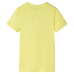 Koszulka dziecięca z nadrukiem loda, żółta, 128 Lumarko!