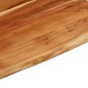 Blat biurka, 90x80x3,8 cm, drewno akacjowe, naturalna krawędź Lumarko!