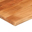 Blat biurka, 90x80x3,8 cm, drewno akacjowe, naturalna krawędź Lumarko!
