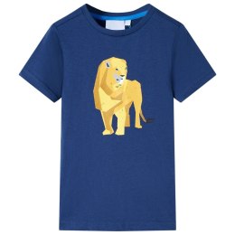 Koszulka dziecięca, ciemnoniebieska, 104 Lumarko!