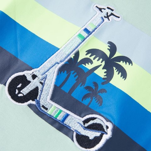 Koszulka dziecięca z hulajnogą, jasna mięta, 140 Lumarko! #