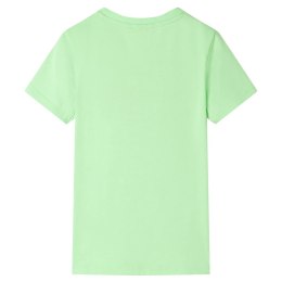 Koszulka dziecięca z krótkimi rękawami, neonowy zielony, 92 Lumarko!