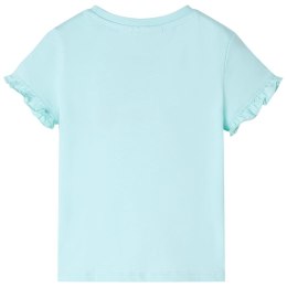 Koszulka dziecięca z nadrukiem jednorożca, jasnoniebieska, 128 Lumarko!