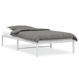 Metalowa rama łóżka, biała, 107x203 cm Lumarko!