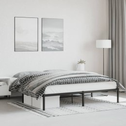 Metalowa rama łóżka, czarna, 183x213 cm Lumarko!