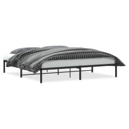 Metalowa rama łóżka, czarna, 200x200 cm Lumarko!