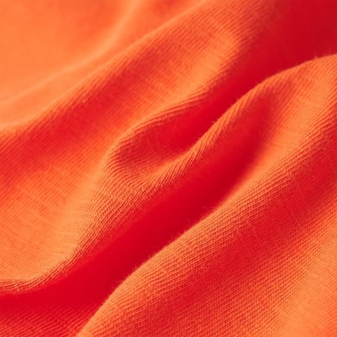 Koszulka dziecięca z krótkimi rękawami, ciemnopomarańczowa, 116 Lumarko! #