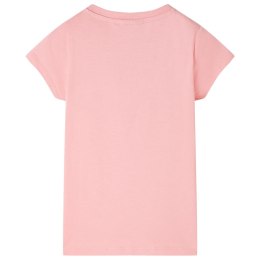 Koszulka dziecięca z krótkimi rękawami, różowa, 128 Lumarko!