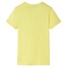 Koszulka dziecięca z nadrukiem loda, żółta, 116 Lumarko!