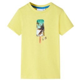Koszulka dziecięca z nadrukiem loda, żółta, 140 Lumarko!