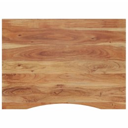 Blat biurka, 110x80x2,5 cm, prostokątny, lite drewno akacjowe Lumarko!