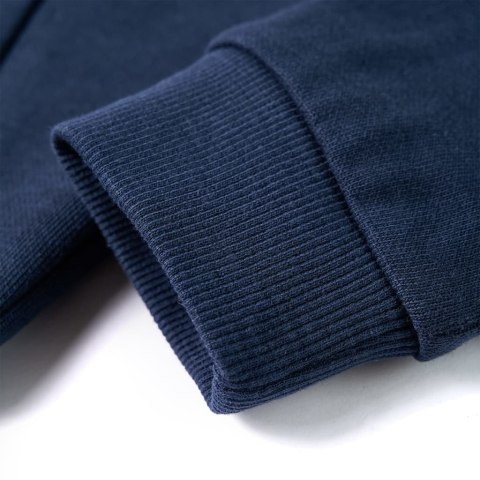 Bluza dziecięca z kapturem, granatowy melanż i pomarańcz, 116 Lumarko!