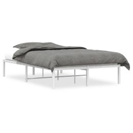 Metalowa rama łóżka, biała, 120x200 cm Lumarko!
