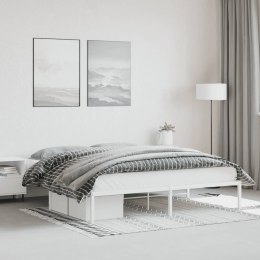 Metalowa rama łóżka, biała, 183x213 cm Lumarko!