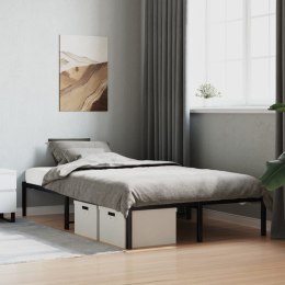 Metalowa rama łóżka, czarna, 120x190 cm Lumarko!