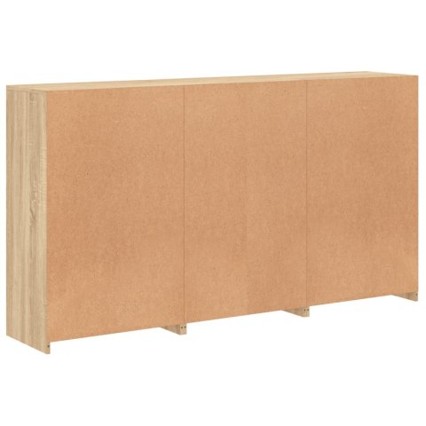 Szafka z oświetleniem LED, dąb sonoma, 181,5x37x100 cm Lumarko!