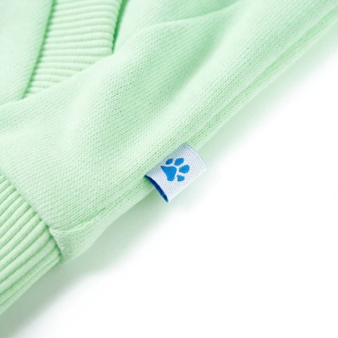 Bluza dziecięca z kapturem i zapięciem na zamek, jasna zieleń, 92 Lumarko!