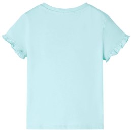 Koszulka dziecięca z nadrukiem jednorożca, jasnoniebieska, 140 Lumarko!