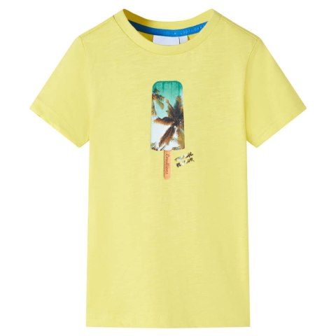 Koszulka dziecięca z nadrukiem loda, żółta, 92 Lumarko!