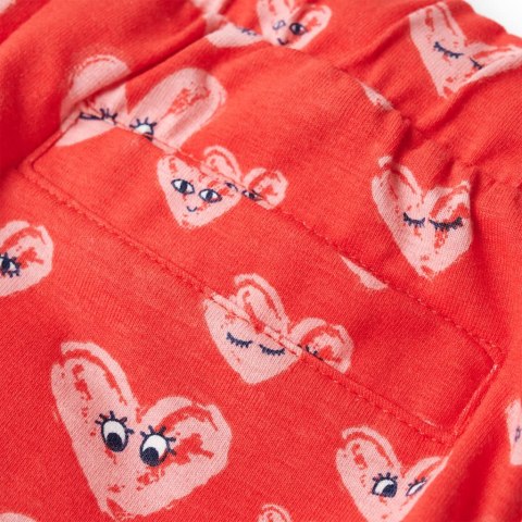 Szorty dziecięce ze sznurkiem, czerwone, 116 Lumarko!